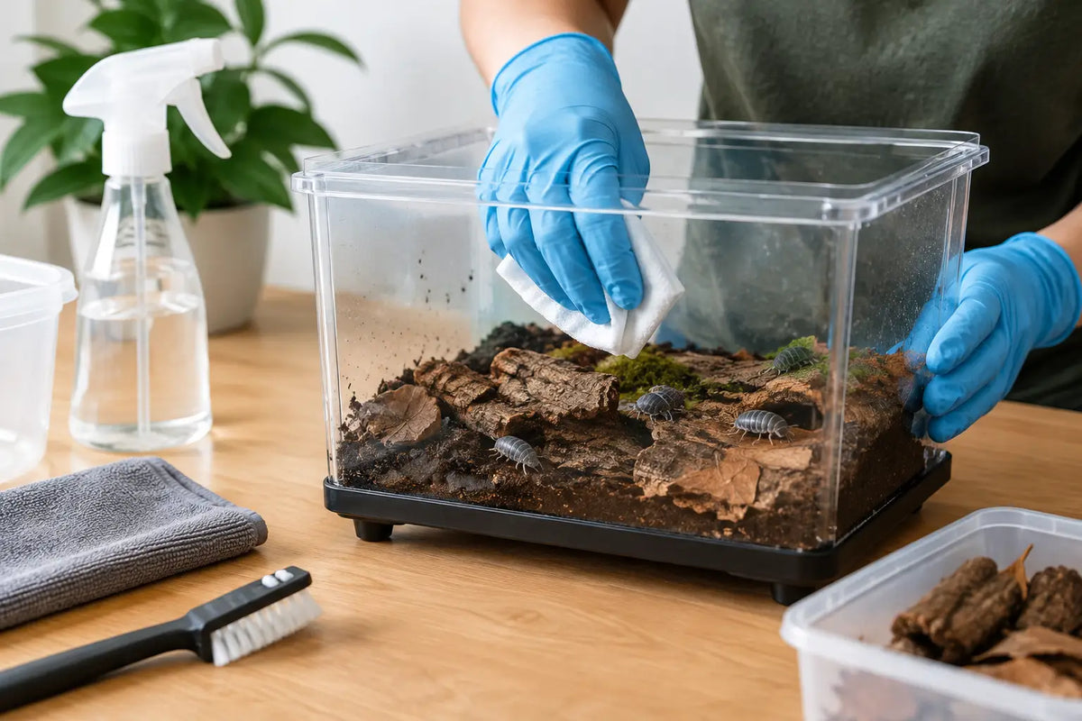 How to Sanitize Isopod Enclosures Safely