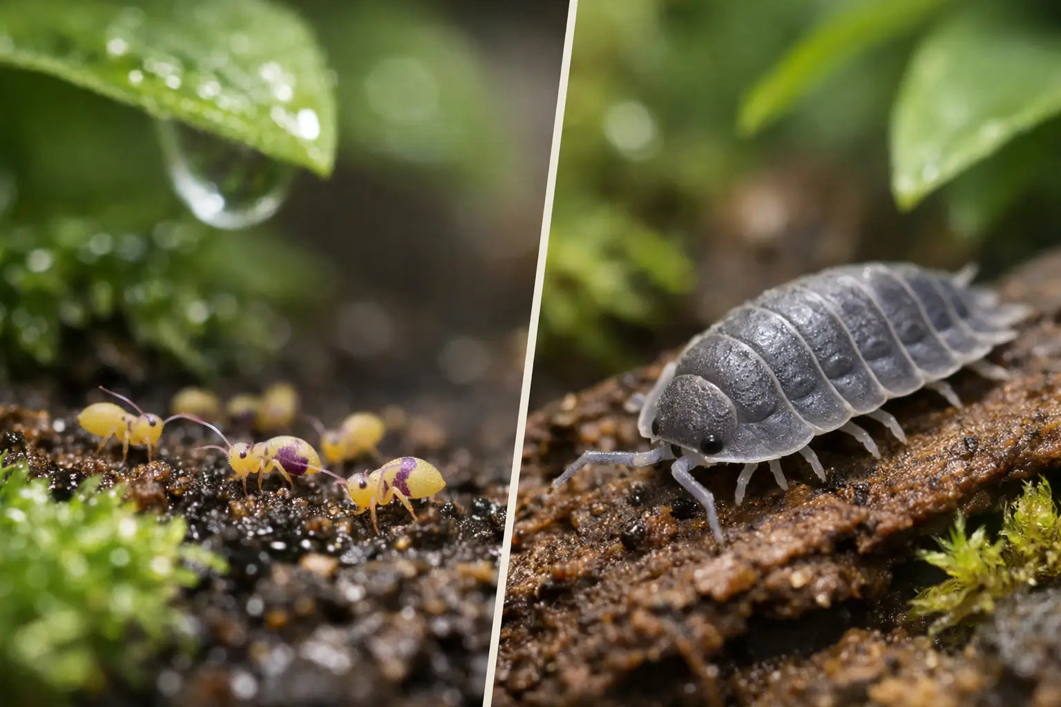 Springtails vs Isopods for Terrariums