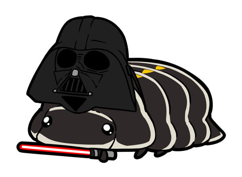 Darth Vader - Embossed GlowNDark - 3"