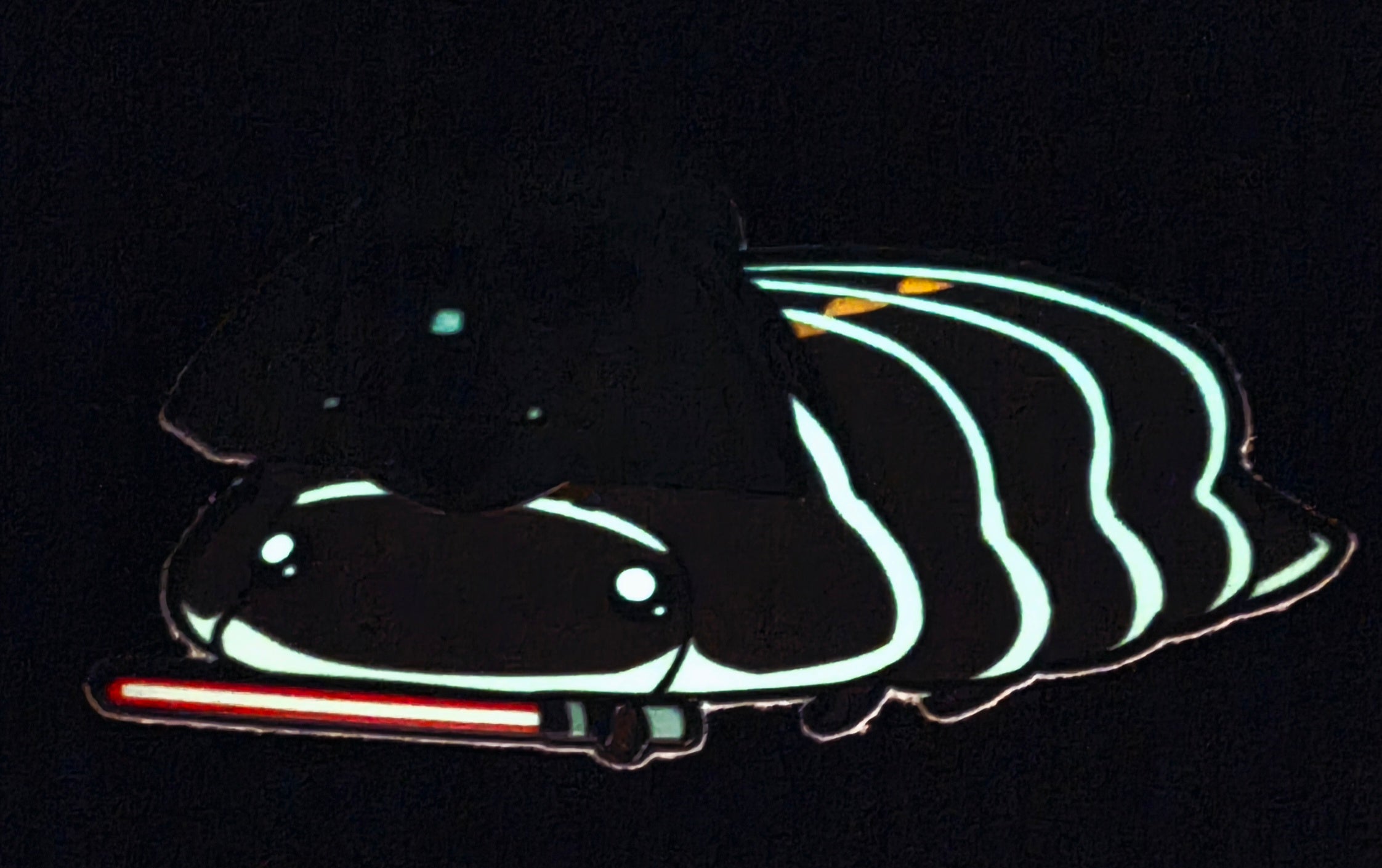 Darth Vader - Embossed GlowNDark - 3"