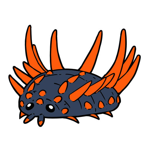 Dragon Springtail - GlowNDark - 2.5"