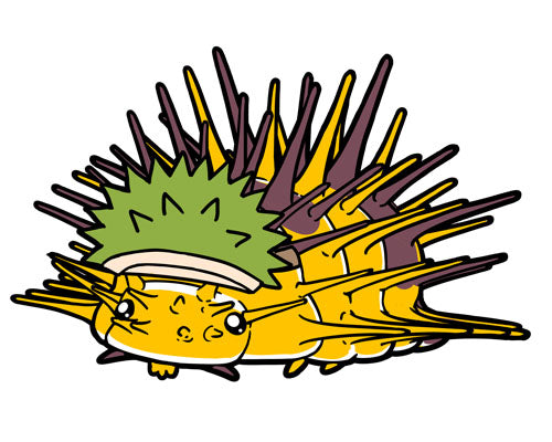 Durian Spiky - Holographic - 3"