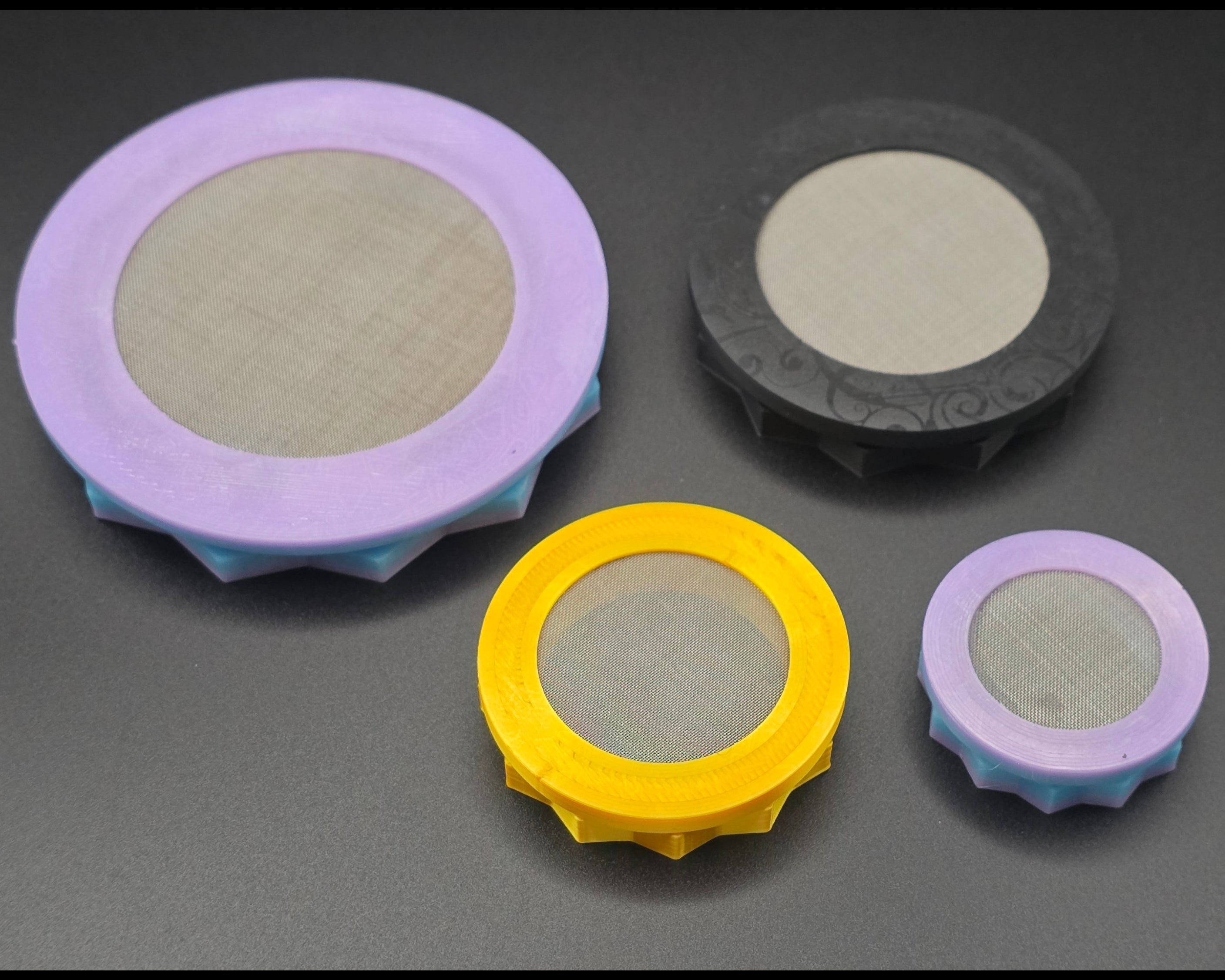 Vents for isopod envlosures ranging in 4 different sizes