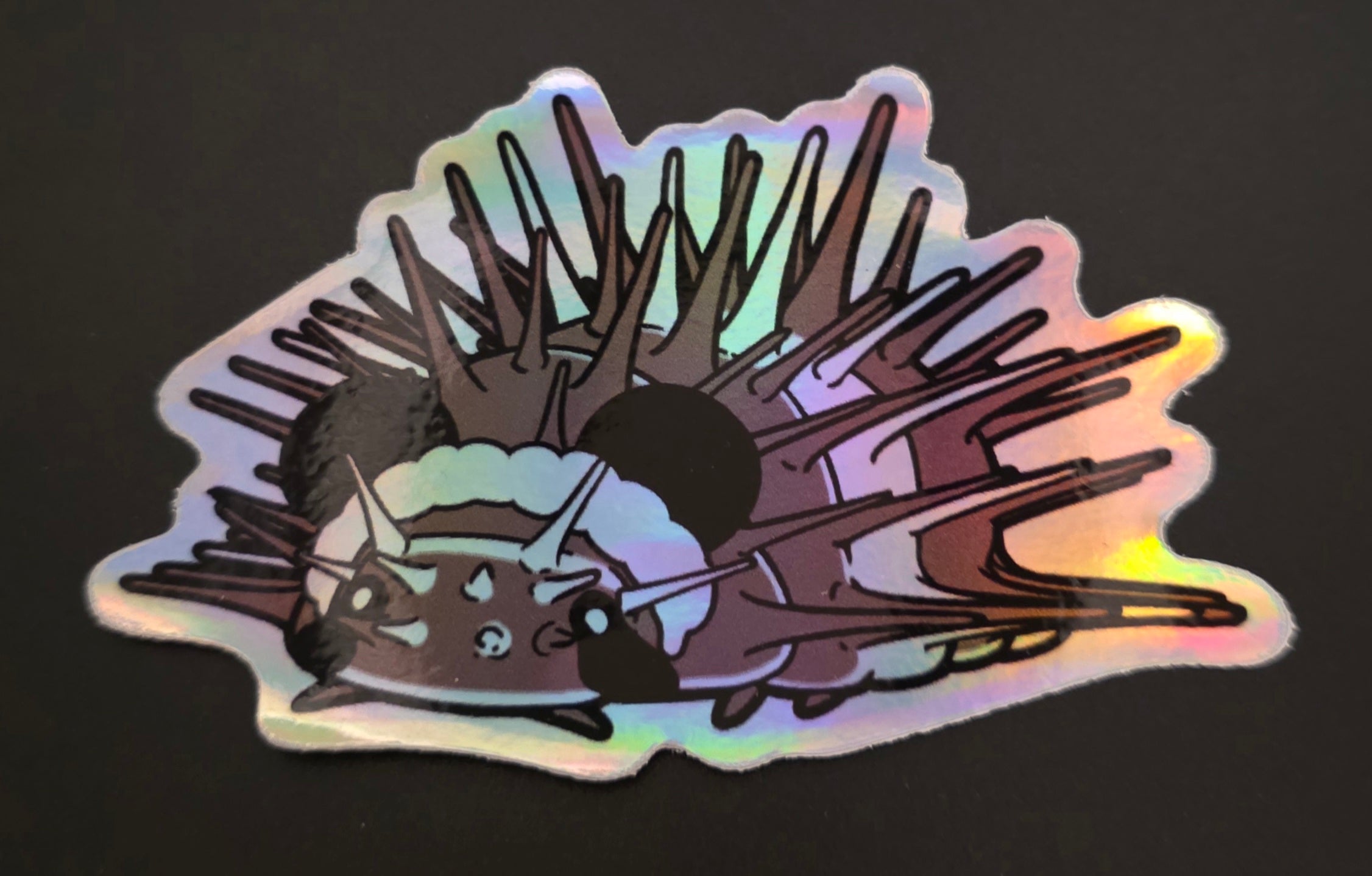 Panda Spiky - Holographic - 3"