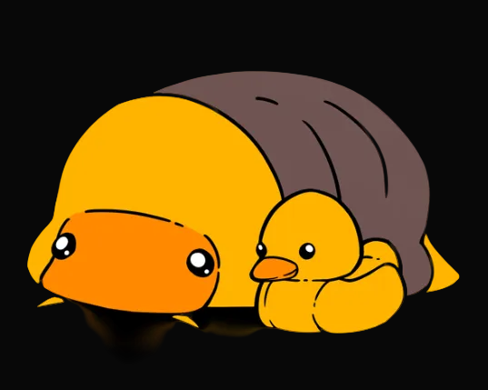 Rubber Ducky - Embossed - 4" Sticker