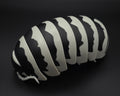 A side view of a zebra gashapon